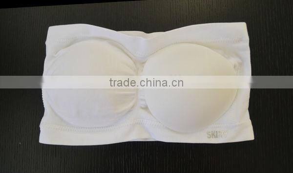 top selling products 2013 Yiwu factory directly clothing wholesale girl sexy seamless corset with padded strapless tube bra