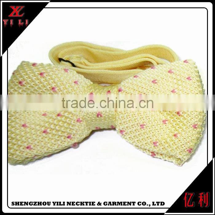 Customize fashion new design cheap bowtie knitted