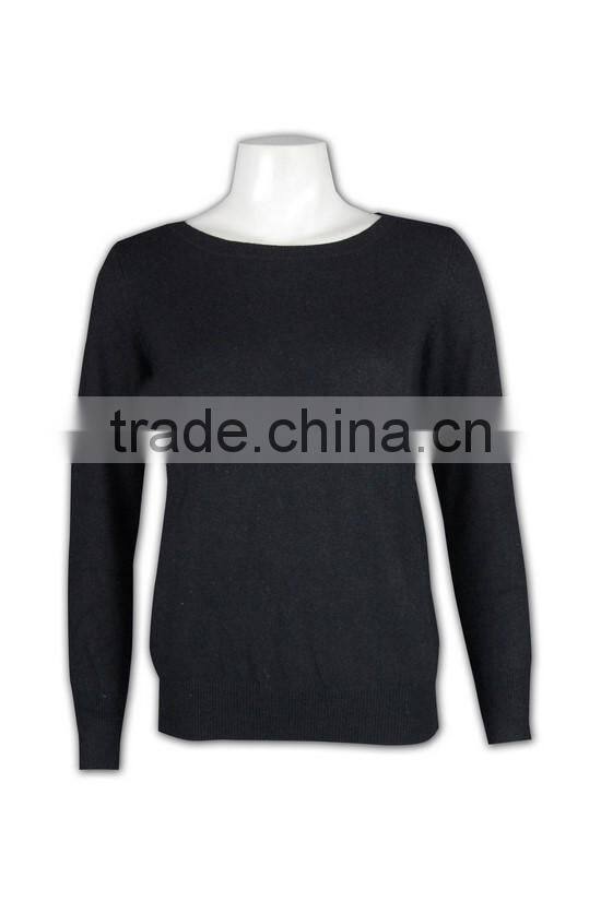 ISO9001/BSCI Manufature round neck blank ladies formal cardigan sweater
