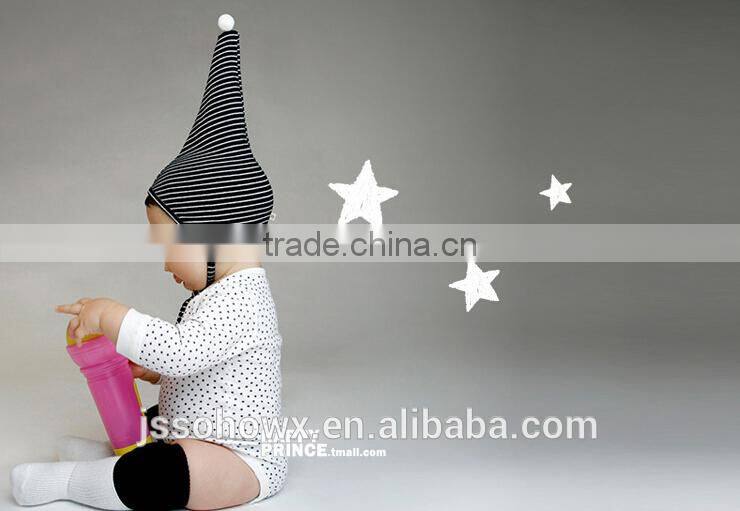 2pcs hat & bib scarf set, 100% cotton soft touch baby hat scarf set