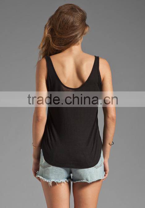 Binded Ladies Tank Top Wholesale