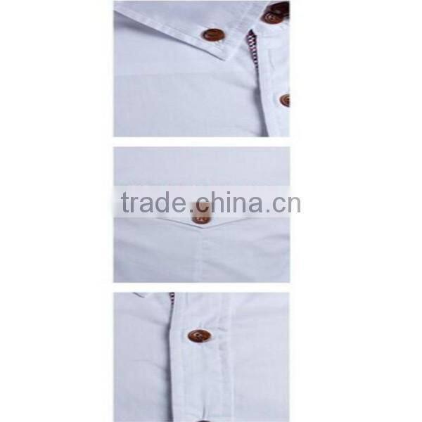 2016 new wholesale Luxury Long Sleeve custom mens casual dress shirts