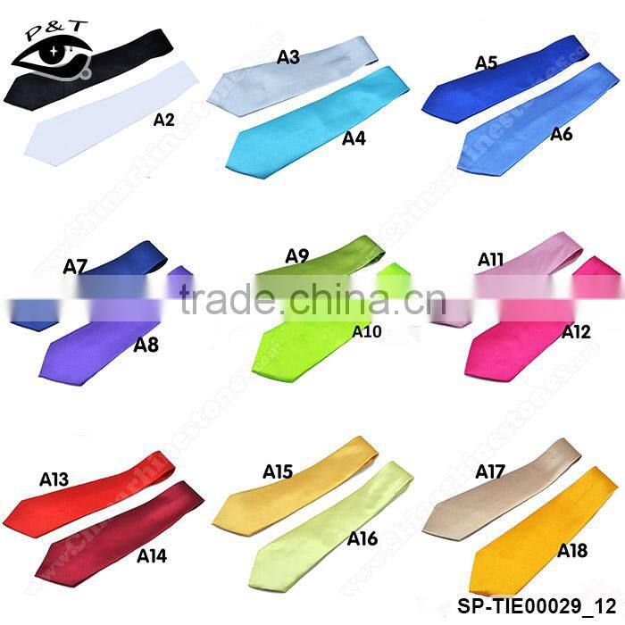 Fashion business ties suit ties for men 21colors pure color mens tie neckties