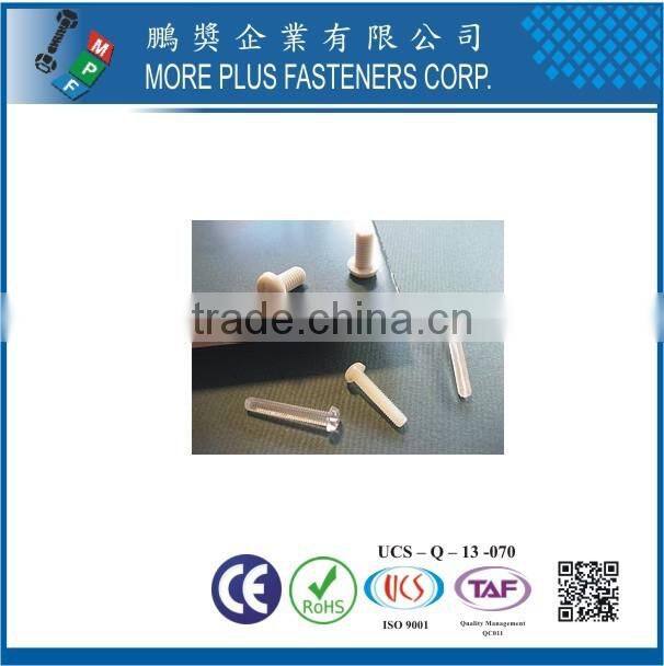 Made In Taiwan Plastic Screw Pan Head MPF Plastic screw