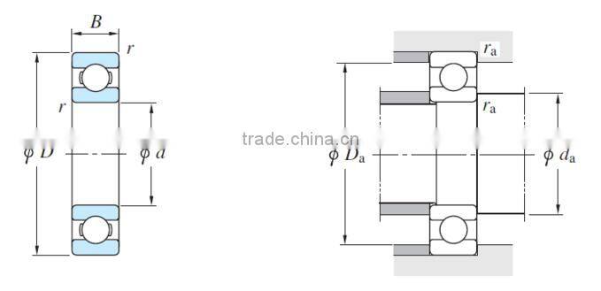 6002 Bycicle Bearing 15x32x9 mm Super Precision Ball Bearing