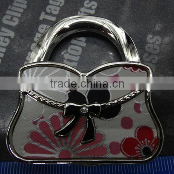 Hot Sale Popular Foldable Cheap Purse Hook With keychain