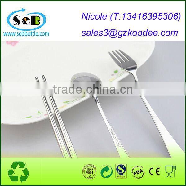 Eco-friendly+High Quality+Stainless Steel Spoon Knife and Fork China,Children Cutlery Set