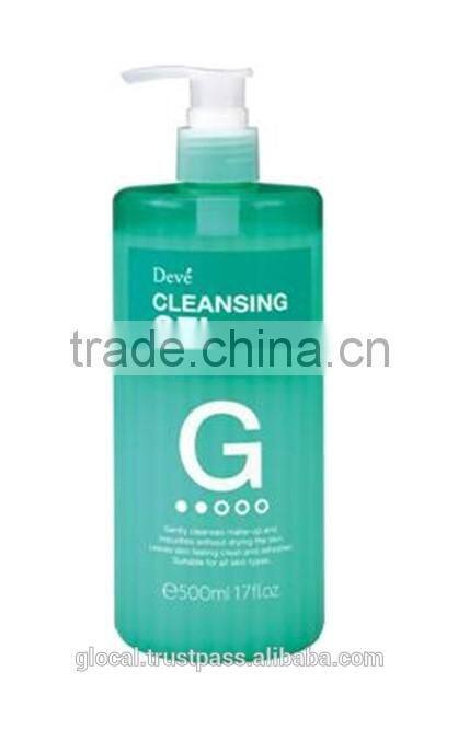 Japan Moisturizing beauty care facial cleansing gel for all skin tipe 500ml Wholesale