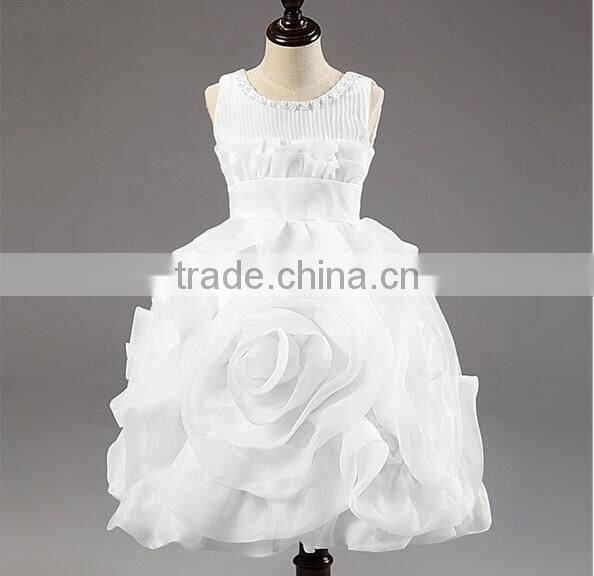 Wholesale softtextile baby girl wedding dress