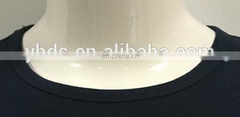 2017 Men's good designed black o-neck long sleeve t-shirt with front printing