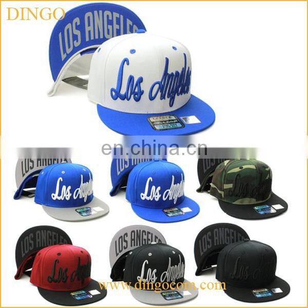 Custom embroidery baseball cap 5 panel snapback