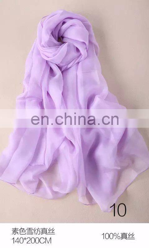instant hijab white silk scarf for painting pure silk scarf