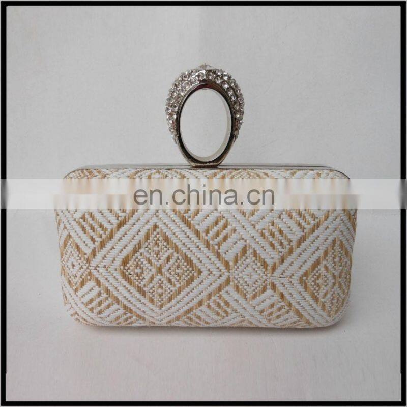 Fashionable Factory Directly Selling Cheap Lady Clutch Bag Made Of Straw Wholesale