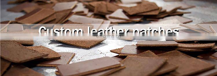 Custom fake labels faux leather labels
