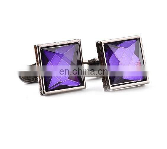 New Arrive Men's Shirt Cufflinks Metal Copper Men Enamel Cuff Links