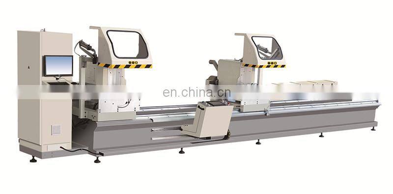 China Hot Sale Upvc Door Window Making Machinery Double Head Cutting Saw Machine