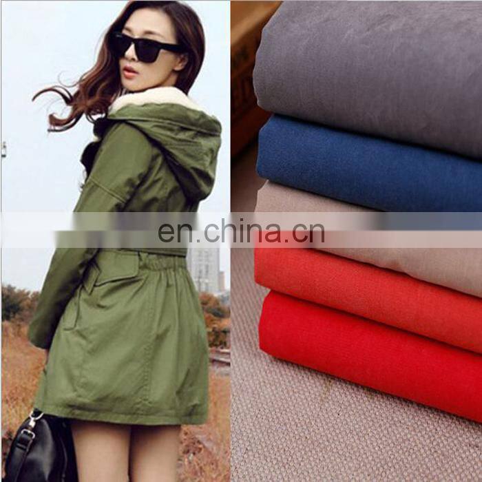 Chinese Supplier 100% polyester korean peach skin fabric for hometextile