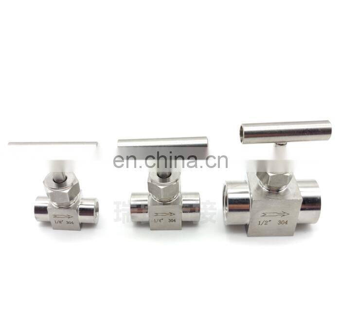 304 stainless steel inner needle valve G1/4 one-handle handle flow needle valve