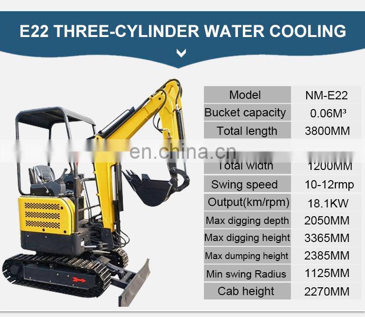 Surprise promotion gift excavator 2.2 ton mini excavators cab equipped for sale prices