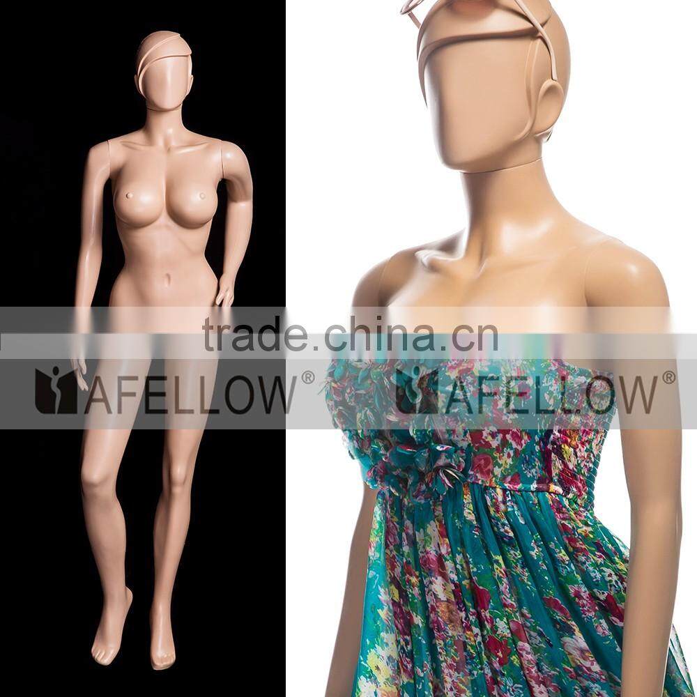 Big chest female mannequin, Plastic Environmental Protection Woman Mannequin,Abstract Manikin, Cheap Model M009-XFF01