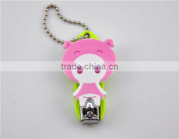 Cartoon nail clipper for babe rimei nail clipper in curve design