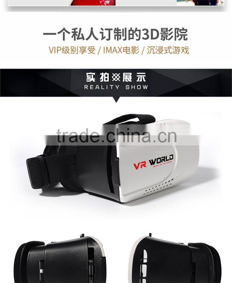 2016 Super hot For phone cardboard VR glasses world headset Box case
