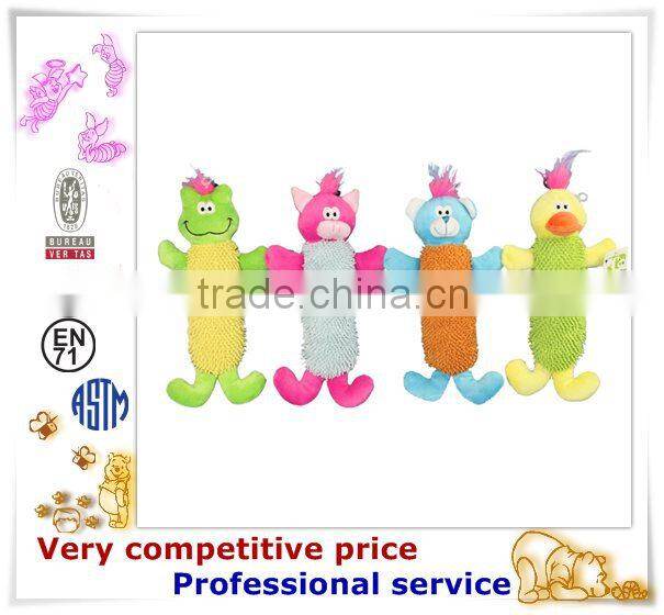 Factory Promotion Custom Made Plush Pet Products corn shape dog toy