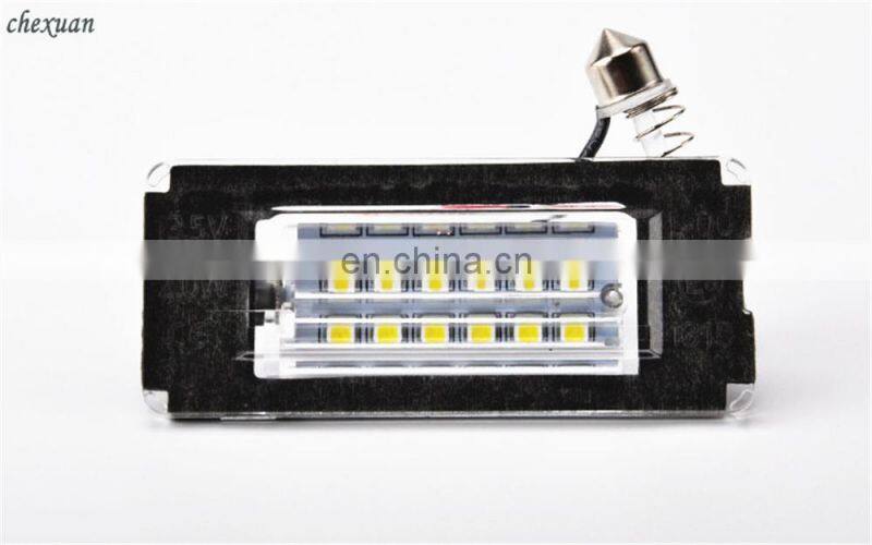 Carest 2Pcs 12V ABS18 Smd-3528 White 6000K Led License Plate Lights Car Plate Lamps For BMW MINI Cooper R56 R57 R58 R59