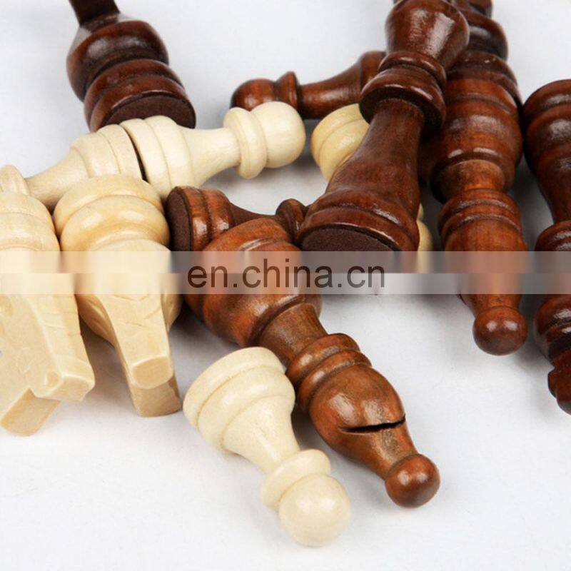 Wooden Chess Set Folding Magnetic Chess Board