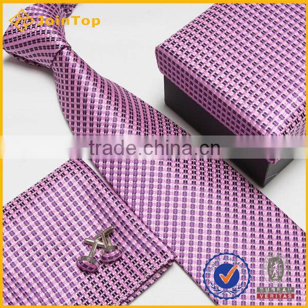 Gift box 100% Silk ties Men's Ties Plaid Stripe Necktie Wholesale