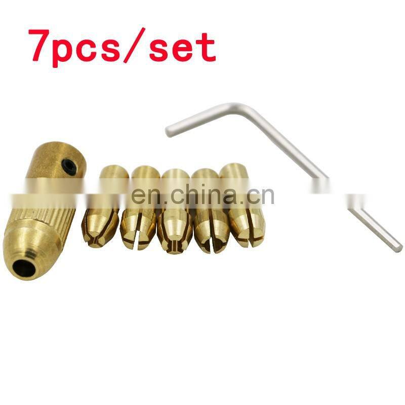 High Quality Best Price 5pcs/Set 0.5-3mm Small Electric Drill Bit Collet Micro Twist Chuck Set