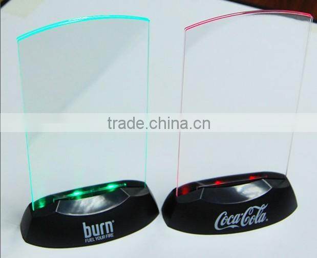 Table illuminated led menu