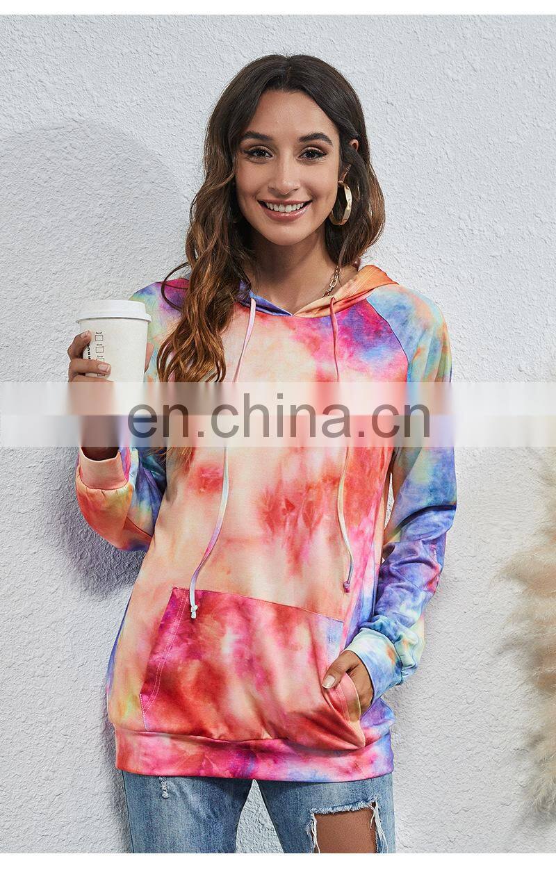 Europe 2021 European and American fall hot styles trendy fashion casual hooded fashion women's sweater