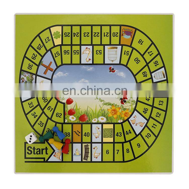 Custom Juegos De Mesa Paper Kids Children Chess Family Board Game For Family