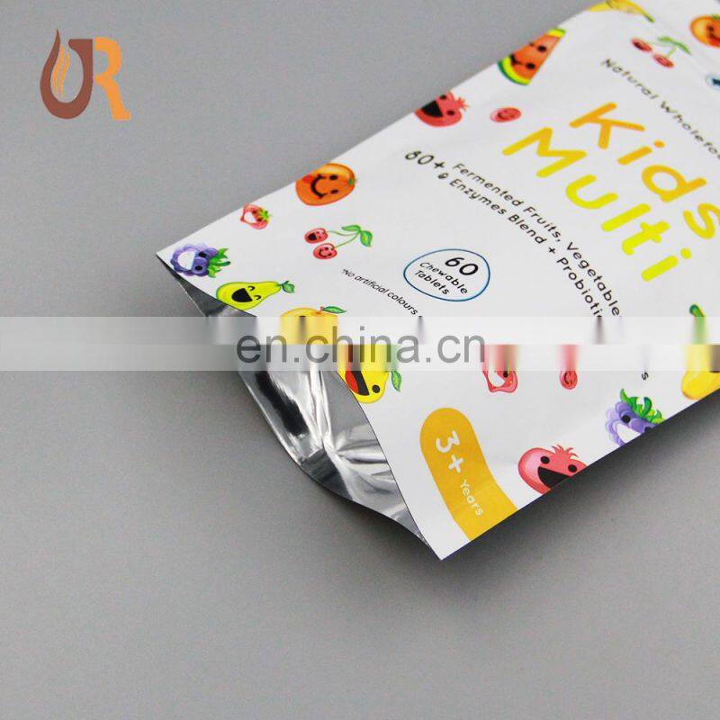Custom freeze - dried packaging bag mango dry food bags food grade aluminum stand up pouch bag waterproof