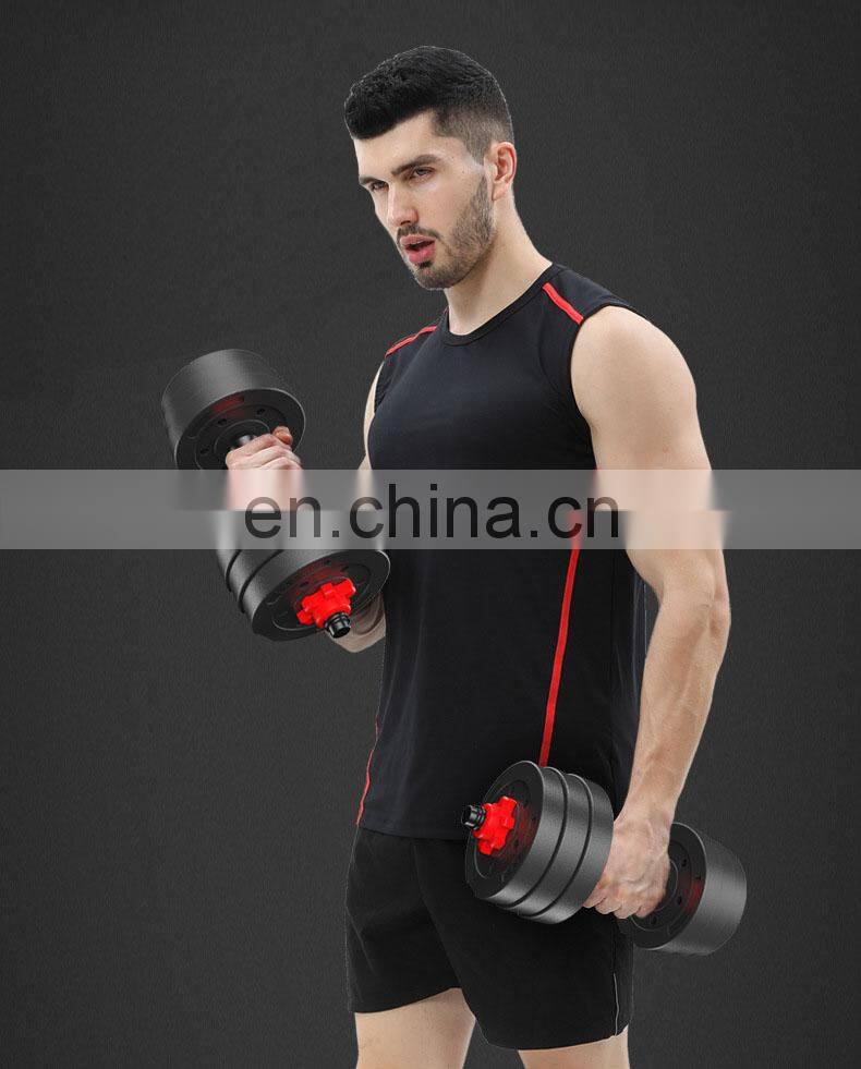16/24/40KG Fitness Bodybulding Gym Equipment Barbell Set With Weight Plates Safety Ajustable Dumbell barbell for Sale