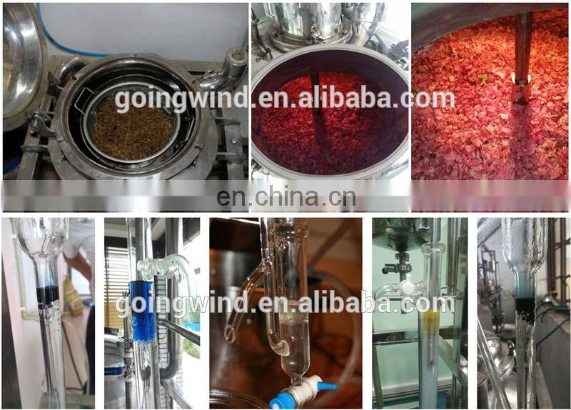 Ylang ylang essential oil distiller machine geranium chamomile lily steam distillation plant extraction equipment extractor sale
