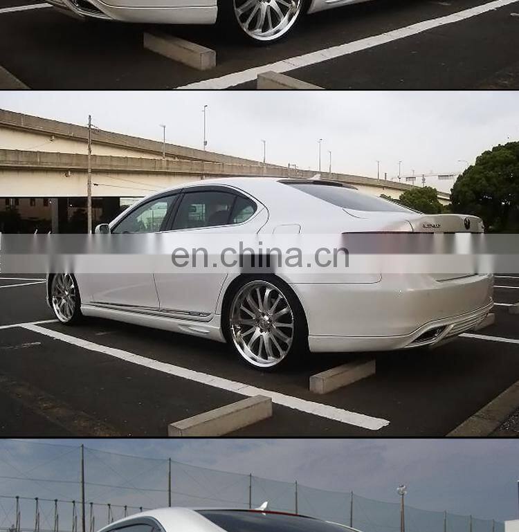 Runde ABS Material Old Lexus Upgrade LS600 Style Body Kit For 2006-2012 Lexus LS460 Front Lip Rear Lip Side Skirt