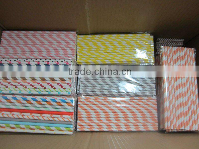 Fancy paper drinking straw