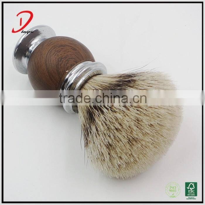 high quality metal shaving brush,silvertip badger hair knot shaving brush