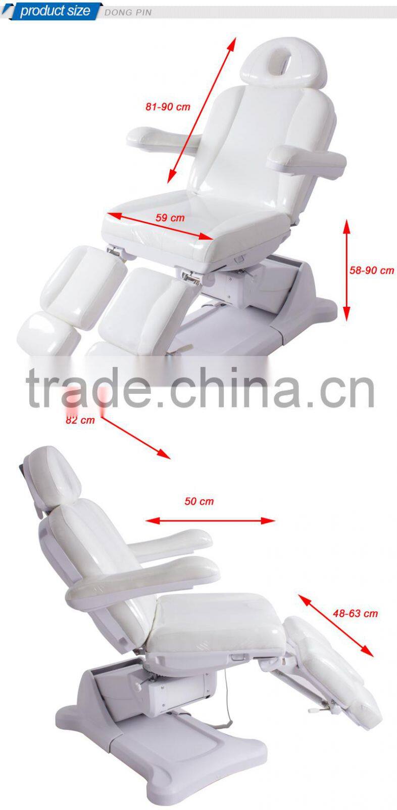 acrylic base massage bed spa furnitures