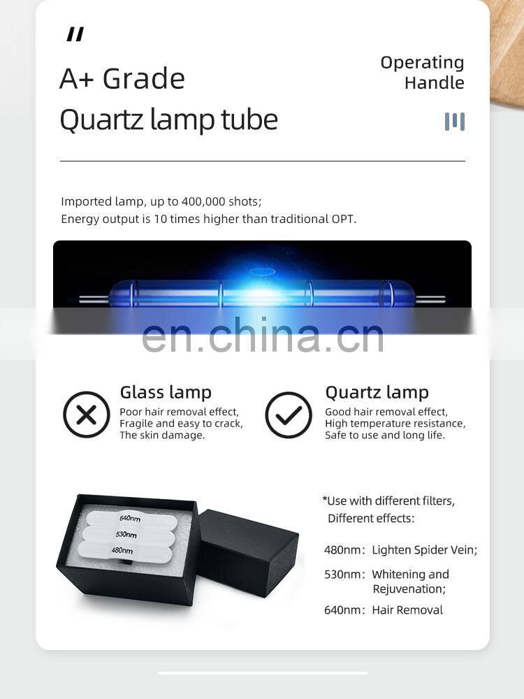 3 in 1 OPT Elight RF Nd Yag Laser Permanent Laser Tattoo Removal and Wrinkle Removal Machine