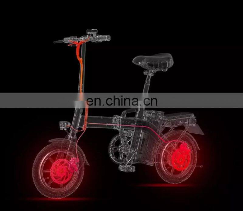 New original HIMO Z14 folding electric bicycle portable electric vehicle portable electric bicycle 48V