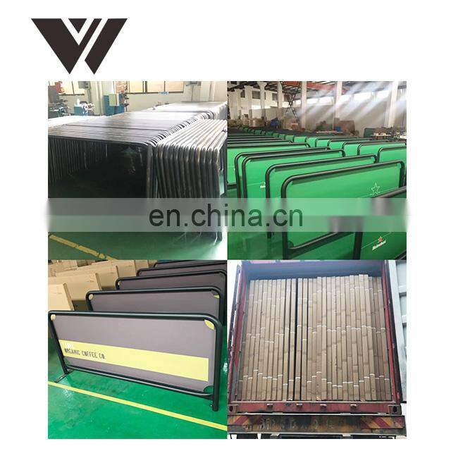 Portable Wind Breaker Advertising barrier crowd control stand