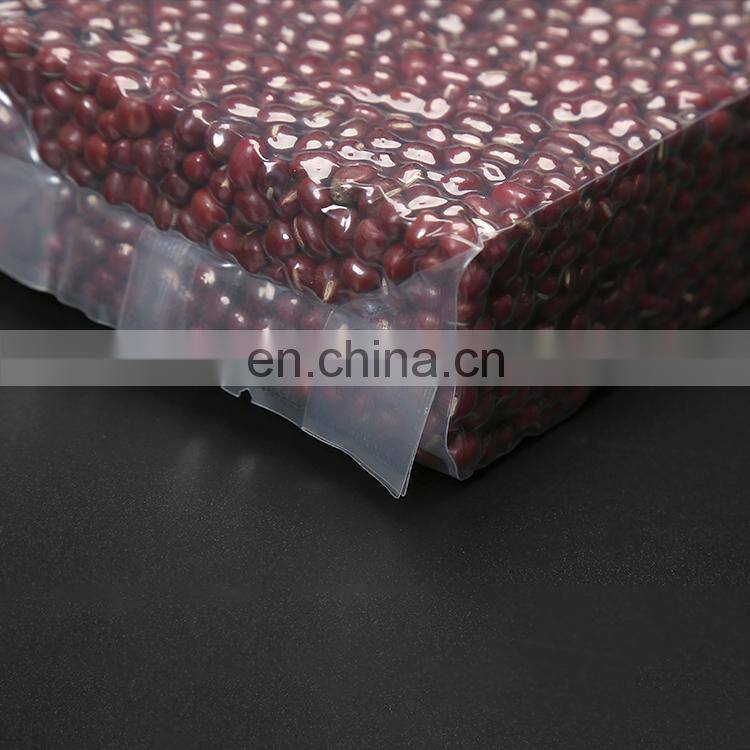 Food grade Custom logo transparent laminated vacuum seal packaging bags vacuum food pack plastic bags