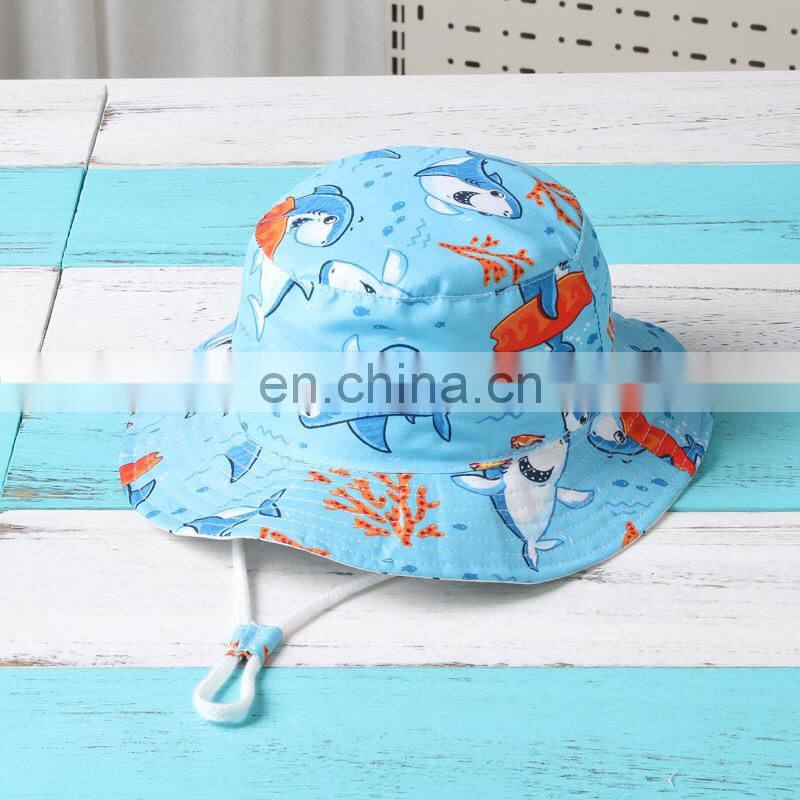 2022 New Summer Baby Sun Hat Children Outdoor Neck Ear Cover Anti UV Protection Beach Caps Boy Girl Swimming Hats For 0-8 Years