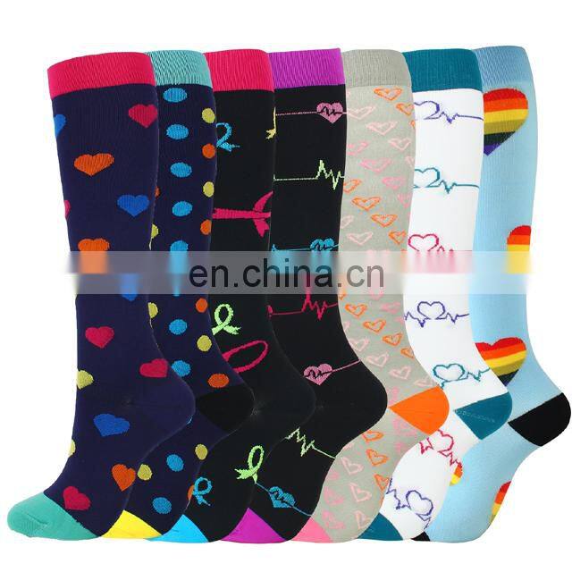 Men Women Varicose Athletic Fun Stocking Compression Sport Socks