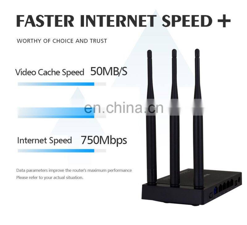ALLINGE SDS1583 4G Industrial CPE Wireless Wifi Router Home Indoor Modem Long Range 3pcs External Antennas 1WAN/4LAN Port