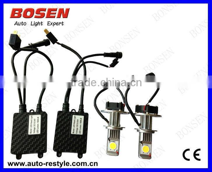 2013 newnest 50W 3600 Lumen H4 LED Headlight 12v-24v 50w CREE chip led headlight