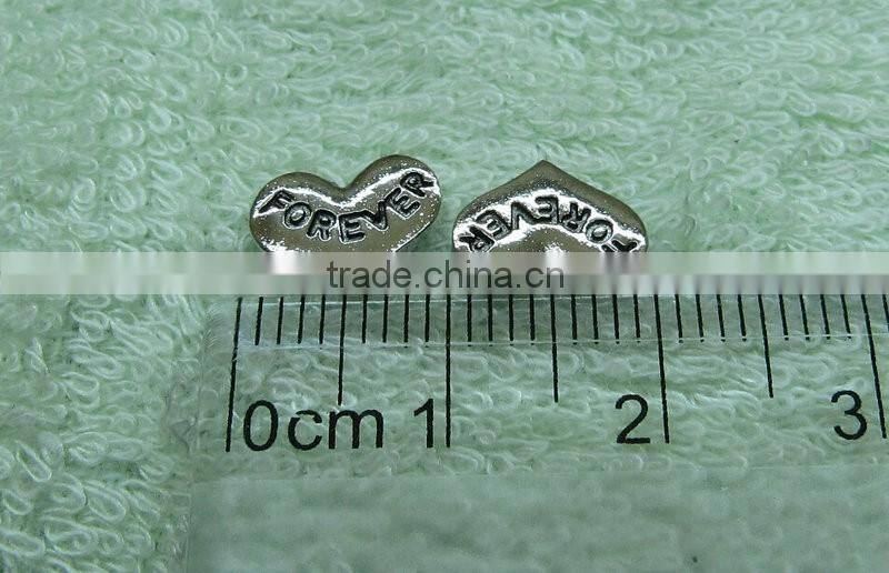 AIDS sign alloy metal loose charms floating lockets beads custom OEM design various styles